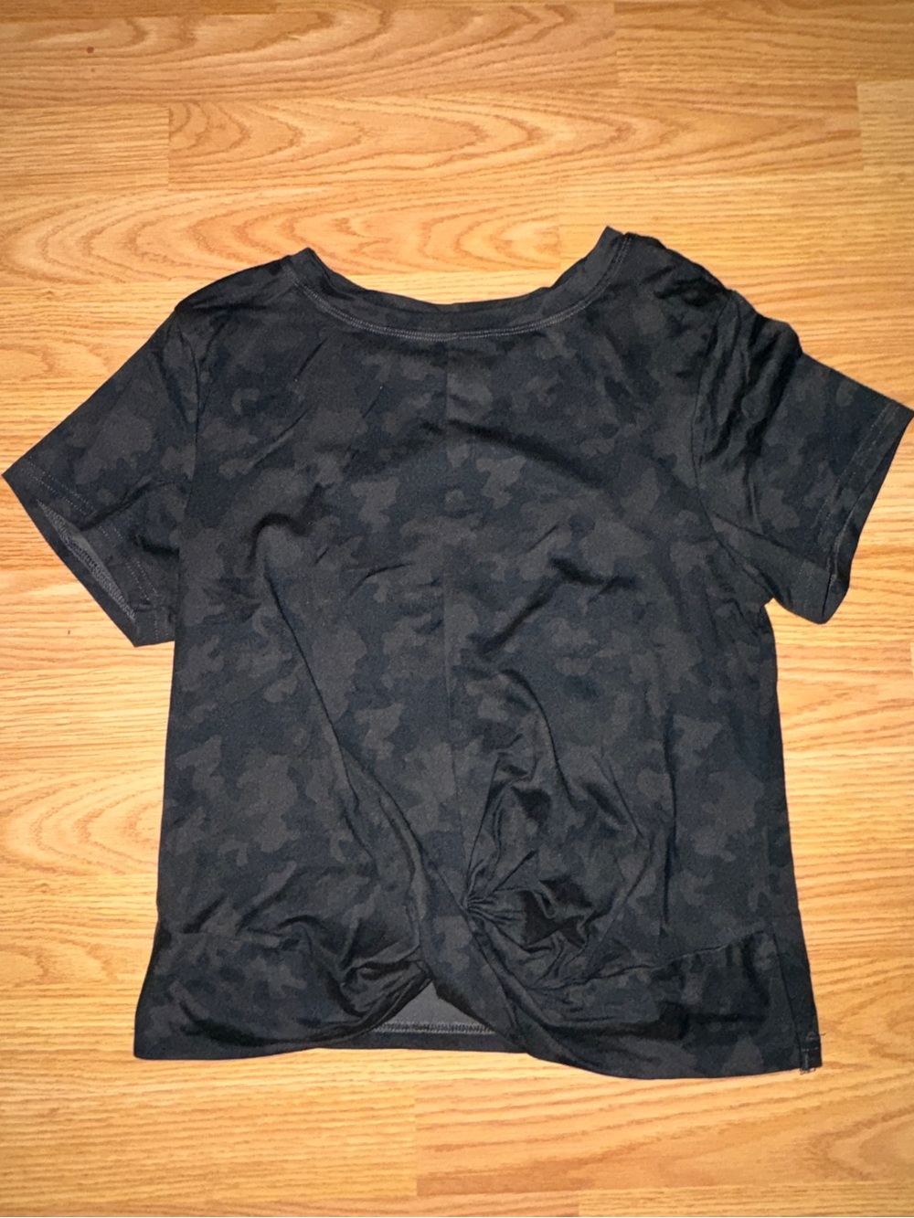 Legend Women's Black Camo Short Sleeve Top